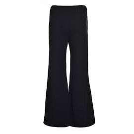 Nice Shape Black High Waisted Flared Trousers , Ladies Bell Bottom Trousers