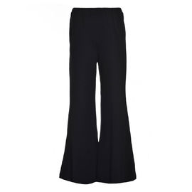 Nice Shape Black High Waisted Flared Trousers , Ladies Bell Bottom Trousers