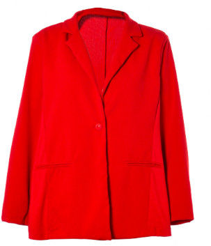 2020 Red Color Ladies Formal Blazers Winter Blazer Jacket Turn Down Collar