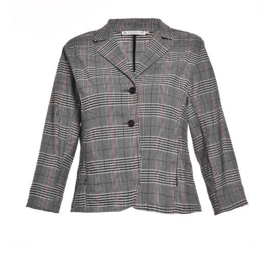 Classic Style Short Length Ladies' Formal Fitted Blazers With Lapel For Autumn